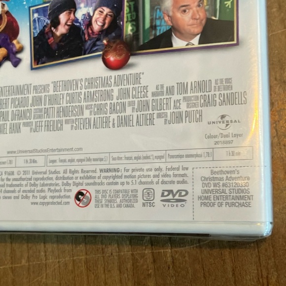 DVD: Beethoven's Christmas Adventure - factory sealed - Picture 4 of 4